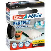 TESA Gewebeklebeband - - 56341-00027-02 - 2,75 m x 19 mm - Schwarz - Vielseitig einsetzbar