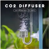 Spactz CO2-Diffusor-Zerstäuber-Regler-Reaktor-Set für Aquarienpflanzen und Moos