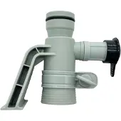 TAUOH 637R 12363 Pool-Schlauchadapter, verstellbares Kolbenventil, Zubehör