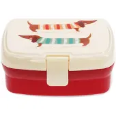 Rex London Lunch-Box mit herausnehmbarem Fach Sausage Dog