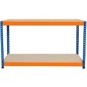Monster S-Rax 2-stufige Werkbank- 150cm x 45cm x 90cm