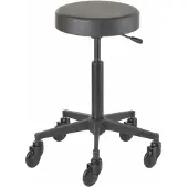 Efalock Rollhocker CLICTEC ROUND schwarz Sitzhöhe M