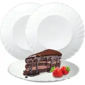 Kadax Dessertteller für Kuchendessert 20cm 3tlg