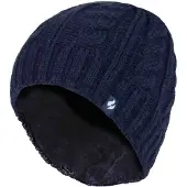 Heat Holder Damen Kabelstrick 3,4 Tog Fleece gefütterte thermische Wintermütze