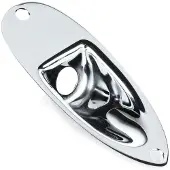 Fender Road Worn Stratocaster Jack Ferrule mit Hardware Chrom