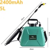 MaxPower (L-Sprühgerät) Elektrisches Pflanzensprühgerät, 5 l, Mehrzweck-Bewässerungssprinkler mit Schultergurt,