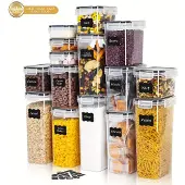 MaxPower Enge Sets von Frischhaltedosen mit Deckel, 15 Stück-JB0122