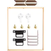 ABOOFAN 3Sets Bilderrahmen DIY Khaki Stilvoller Fotohalter Zuhause