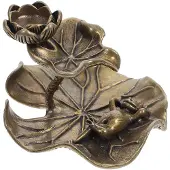 ABOOFAN chic messing lotus-design räucherstäbchenhalter