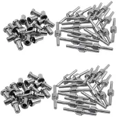 Tlily 80-teiliges Plasmaschneidbrenner-Verbrauchsmaterial, langes, erweitertes Plasmaschneider-Kit, 40 A, Pt31-Plasmabrennerspitze, Elektrodendüse