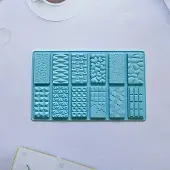 MaxPower Schokoriegelform, 3D Silikonform Blau