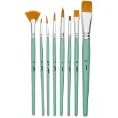 Pebeo 8 MC-Pinsel, sortiert, goldfarben, Poly