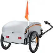 DUOKU Fahrradanhänger 100lb, Klappbar, Vielseitig, Sicherheitsfunktionen, Universal