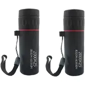 ISTOVO 2000x25 HD Monokular-Teleskop Tragbares Handy-Teleskop mit Halterung Camping-Vogelbeobachtungs-Teleskop 2 Stück