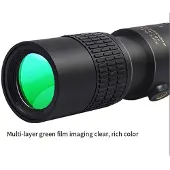 Spactz 10-300-facher Zoom, Metall-Monokular, hochauflösendes Fernglas, tragbares Reisefernglas, Jagd- und Spielzeugfernglas