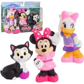 Minnie Disney Junior Mouse 3er-Pack Badespielzeug-Figuren enthalten Mouse, Daisy Duck und Figaro, Kinderspielzeug f?r Kinder ab 3 Jahren von Ju