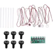 TAUOH Luftbefeuchtermodul DIY Kit Vernebelungssteuerplatine Ultraschallvernebler Nebeltreiberschaltung 6 Düsen