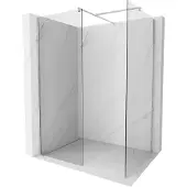 Mexen Kioto Walk-in Duschwand 125 x 110 cm, transparent, chrom - 800-125-202-01-00-110