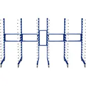 Monster Racking Kombi-Sprüh-Trockengestell-Wagen x 3 & Verbindungskit Mobile Trockenlagerung