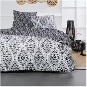 TODAY Bettwäscheset – 240 x 220 cm – Baumwolle mit ethnischem Aufdruck
