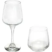 Secret De Gourmet Glas-Service 12 Teile "Elya" 19cm Transparent