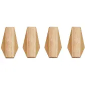 Torribaly Japanischer Stil Massivholz Haken Wandbehang Decora