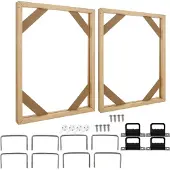 Tlily 2er-Set DIY-Leinwandrahmen-Set aus Massivholz, 16 x 20 Zoll für Ölgemälde