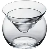Melitt Sessile Glass Molekulares Cocktailglas Dreieckiger Boden Eisgekühltes -Cocktailglas