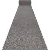 Rugsx Läufer KARMEL Glatt, einfarbig grau 140 cm 140x330 cm