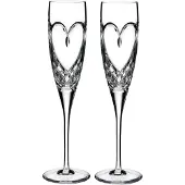 Waterford Love True Love Sektgl serpaar aus Kristallglas