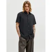 Jack & Jones Hemd Summer 12289160 Schwarz Regular Fit