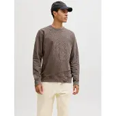 Jack & Jones Sweatshirt "JJEDOVER CLASSIC SWEAT CREW NECK SN", mit Markenlabel