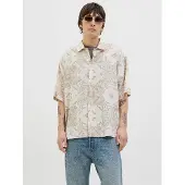 Jack & Jones Hemd Hydra 12277225 Beige Relaxed Fit
