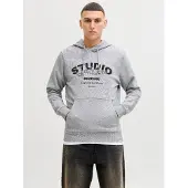 Jack & Jones 2er-Pack Kapuzenpullover in Light Grey Melange | Gr.: S