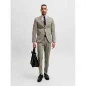 Jack & jones Einreihiger Blazer und Hose in Smokey Olive | Gr.: 52