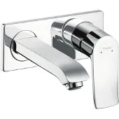 Hansgrohe Metris Waschtischmischer Unterputz LowFlow Fertigset Chrom kurzer Auslauf