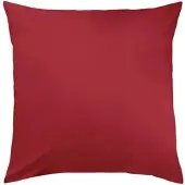 TRAUMSCHLAF Uni Mako-Satin Kissenbezüge 80x80 cm | bordeaux - rot