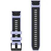 Garmin Quickfit-armbänder blueberry/schwarz 22 mm