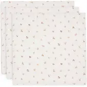 Jollein Musselintuch 70x70 cm 3er-Pack, Animal Friends