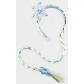 Den Goda Fen Kostüm Eisprinzessin Diadem mit Zopf 70 cm