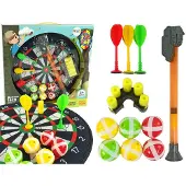 Leantoys Dartscheibe Darts Klettpfeil 36 cm