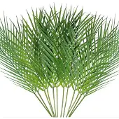 OEM Kunstmatige Areca-palmbladeren, 68 cm, tropisch, bruin, kunstmatig, 12 stuks