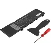 ECO Akku für DELL Inspiron 13 7000, 7373, 7370 , 39DY5Li-ion, 11,4V, 3333mAh ersetzt F62G0
