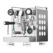 Rocket Appartamento Kompakte Siebträger Espressomaschine chrom weiß