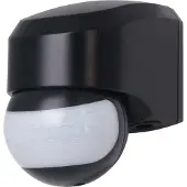 Kopp 823805017, Infrarotsensor, Verkabelt, 12 m, Wand, Schwarz, IP44
