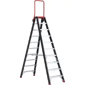Altrex Taurus beidseitig begehbare Stufenleiter TDO 10 Stufen mit Bügel
