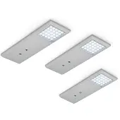 NABER , Intorno L Farbwechsel LED Set-3 mit LED Touch Sch. u. Di., edelstahlfb.
