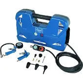 Scheppach Druckluft-Kompressor Air Case | max. 8 bar Druckleistung | Ansaugleistung 180 l/min | 2 Liter Kesselvolumen | inkl. 12-teiliges Zubehörset