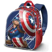 KARACTERMANIA Captain America 3d Elite Fi 7.5l 30x25x10 Cm Rucksack Mehrfarbig Mehrfarbig One Size