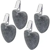 OEM Stein Tischgewichte Set, 4-teilig, Naturstein, 58g